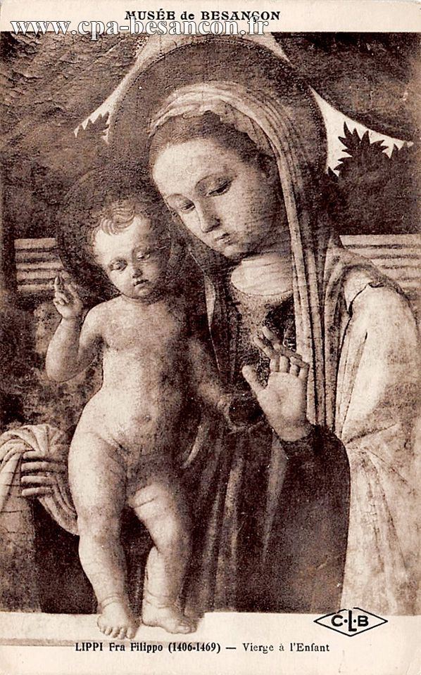 LIPPI Fra Filippo (1406-2469) - Vierge à l'Enfant